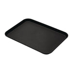 Cambro Camtread Fibreglass Rectangular Tray Black 450x650mm