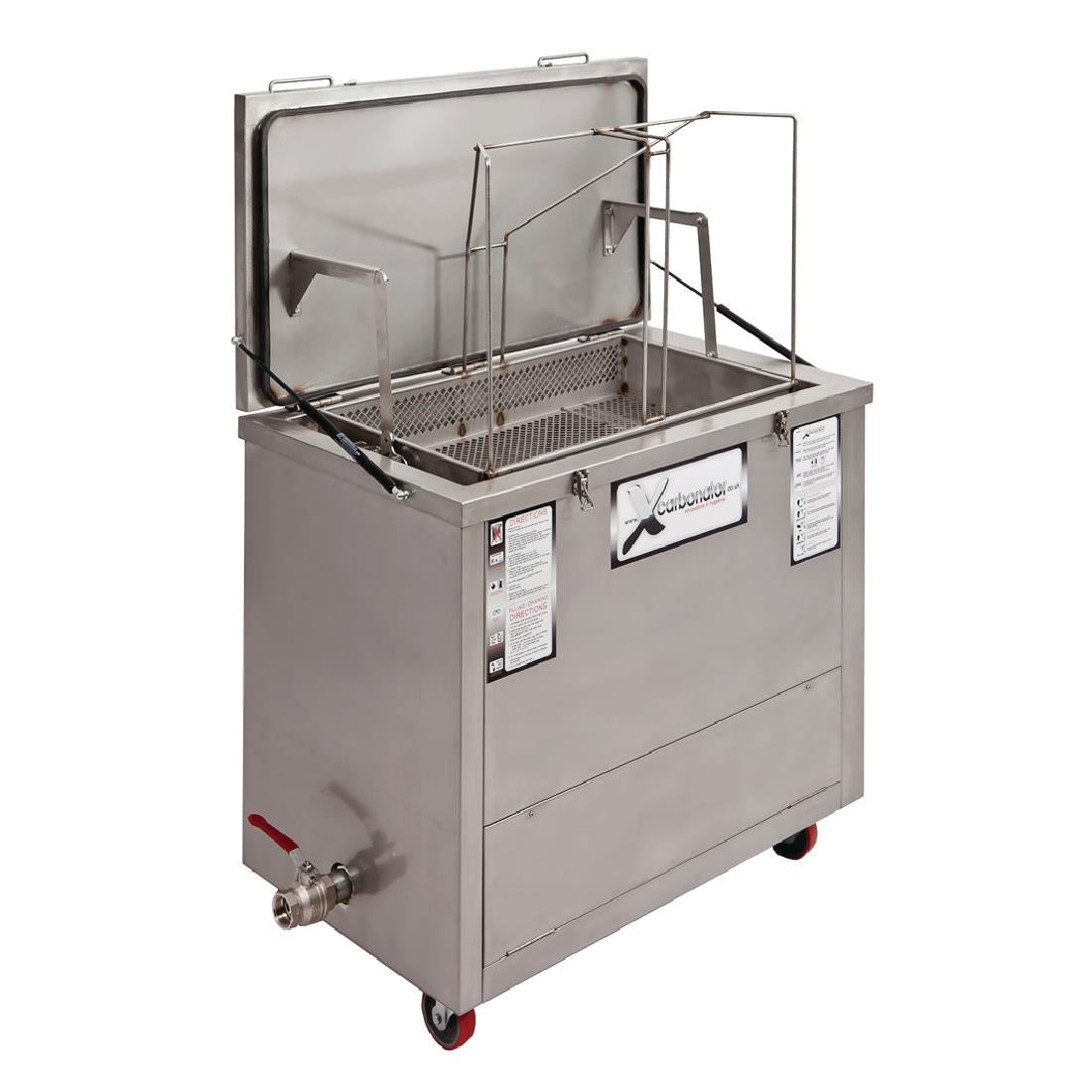 Xcarbonator Lift-Assisted Decarboniser XCR 48 with Decarboniser Powder