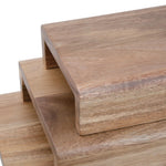 Olympia Acacia Wood Riser Set (3 Pack)