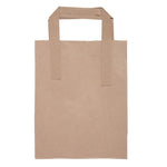 Fiesta Recyclable Flat Handle Brown Paper Bags Small (250 Pack)