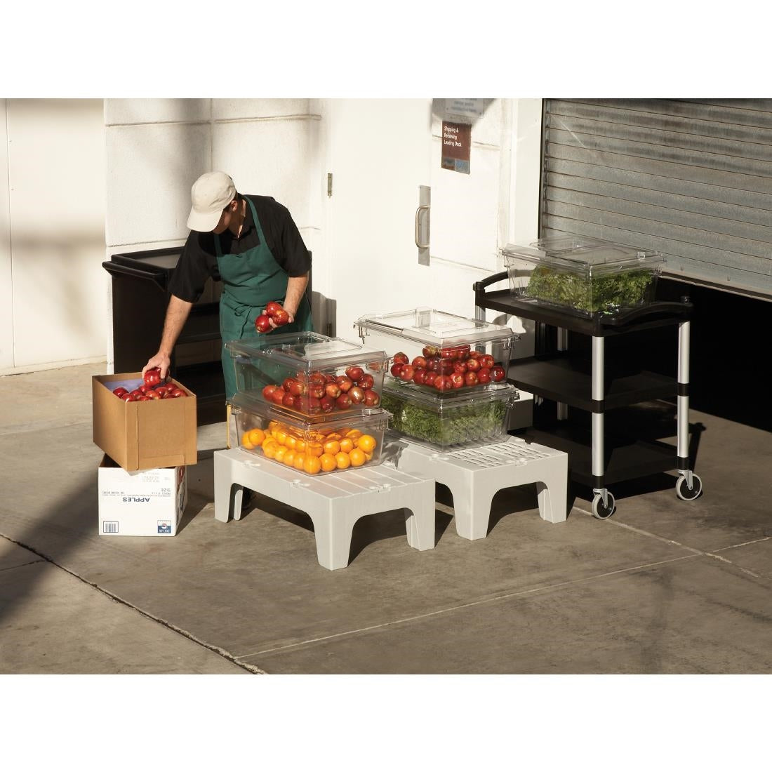 Cambro Large Three Shelf Utility Cart