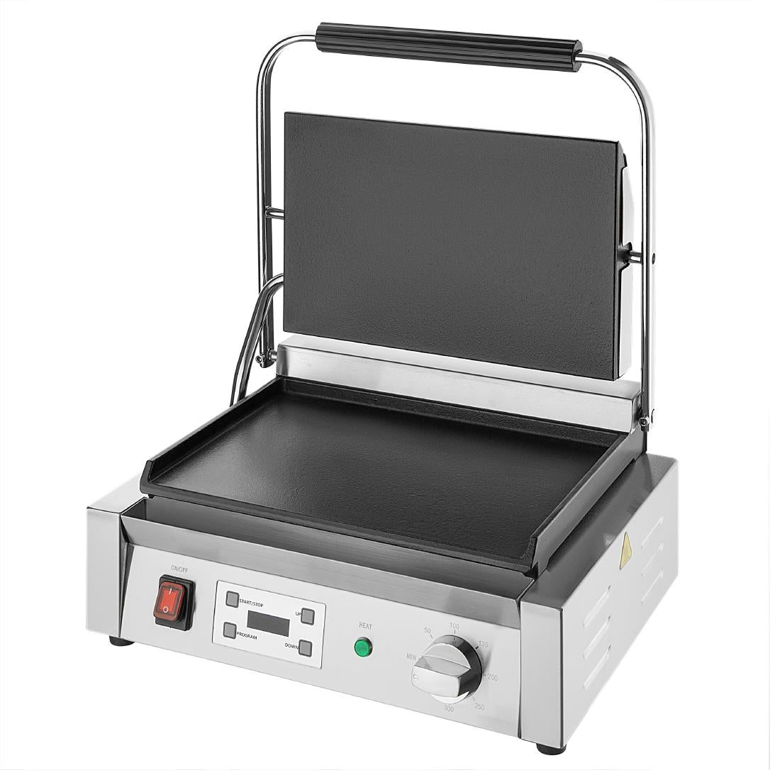 Buffalo Extra Large Contact Grill Single Flat Plate