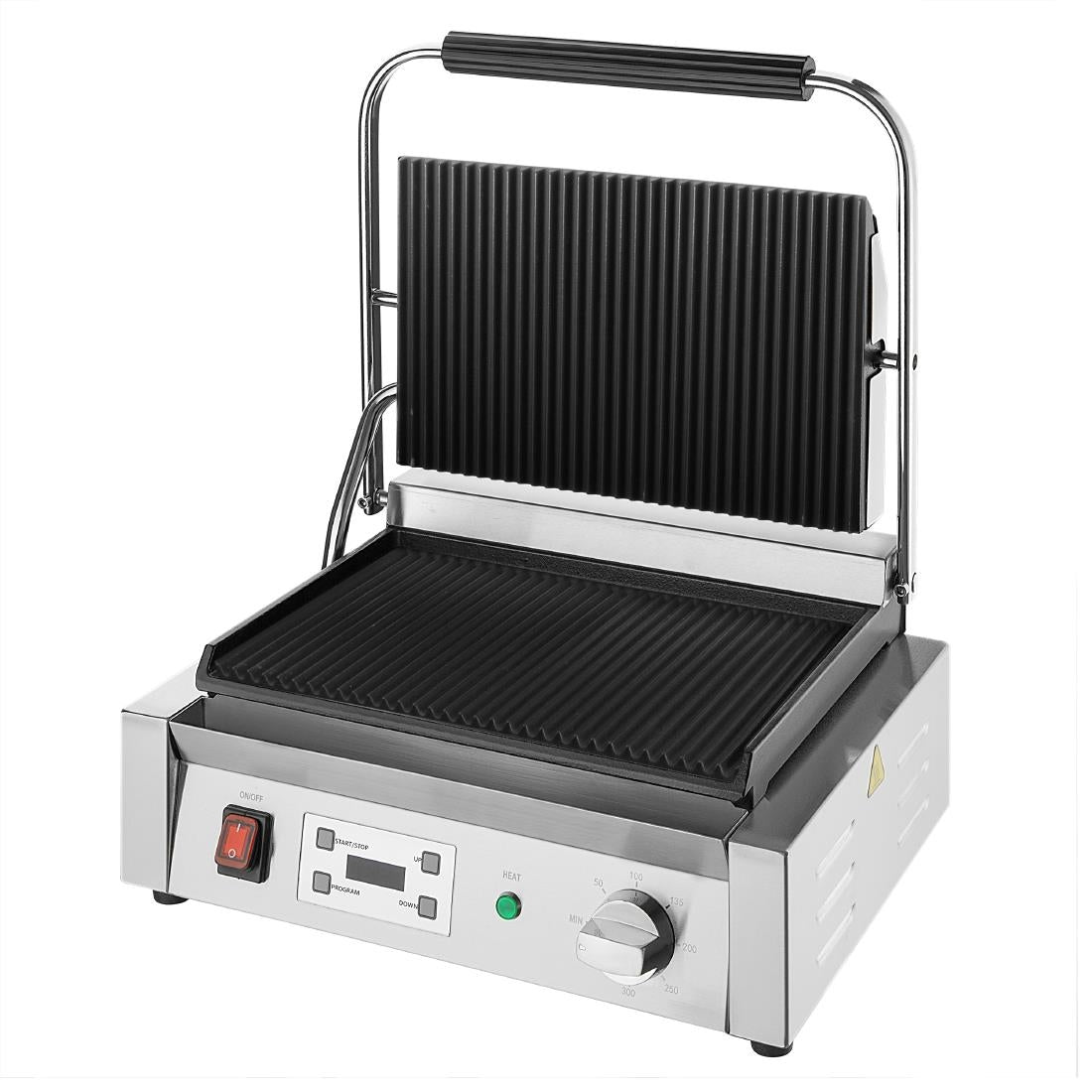 Buffalo Extra Large Contact Grill Ribbed Plate