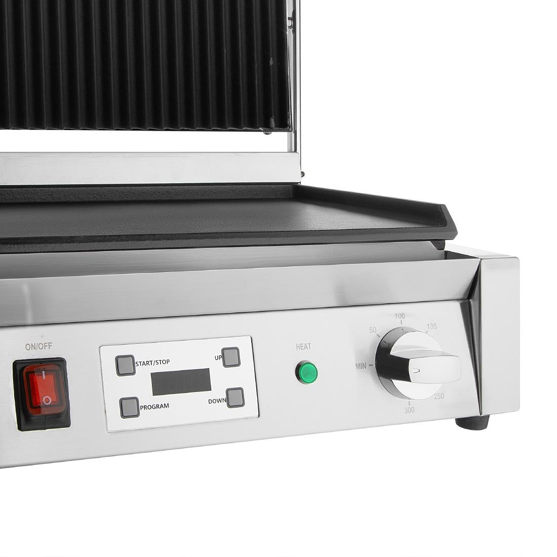 Buffalo Extra Large Contact Grill Ribbed & Flat Plate