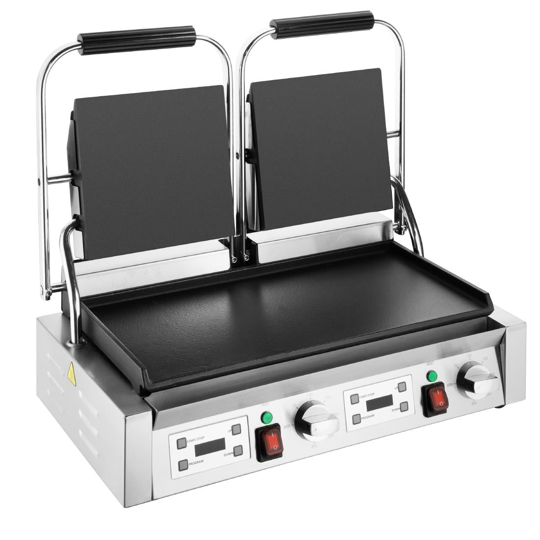 Buffalo Extra Large Contact Grill Double Flat Plate