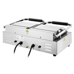 Buffalo Extra Large Contact Grill Double Flat Plate
