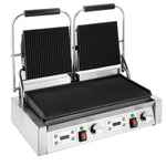 Buffalo Double Contact Grill Ribbed Plates