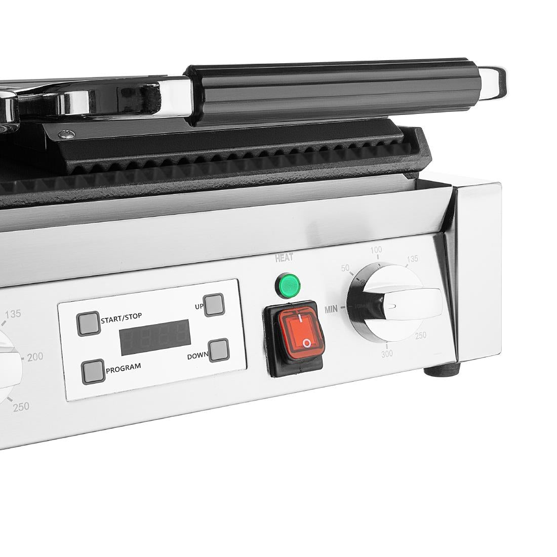 Buffalo Double Contact Grill Ribbed Plates