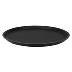 Beaumont Plastic Non-Slip Round Tray Black 355mm