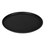 Beaumont Plastic Non-Slip Round Tray Black 406mm
