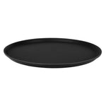 Beaumont Plastic Non-Slip Round Tray Black 406mm