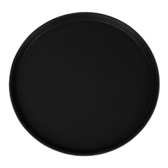 Beaumont Plastic Non-Slip Round Tray Black 406mm
