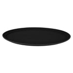 Beaumont Plastic Non-Slip Oval Tray Black 560x675mm