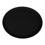 Beaumont Plastic Non-Slip Oval Tray Black 560x675mm