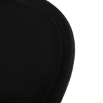 Beaumont Plastic Non-Slip Oval Tray Black 560x675mm