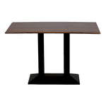 Turin Rectangular Dining Table Walnut 1200x700mm