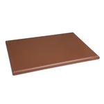 Hygiplas Extra Thick High Density Chopping Board Standard Brown