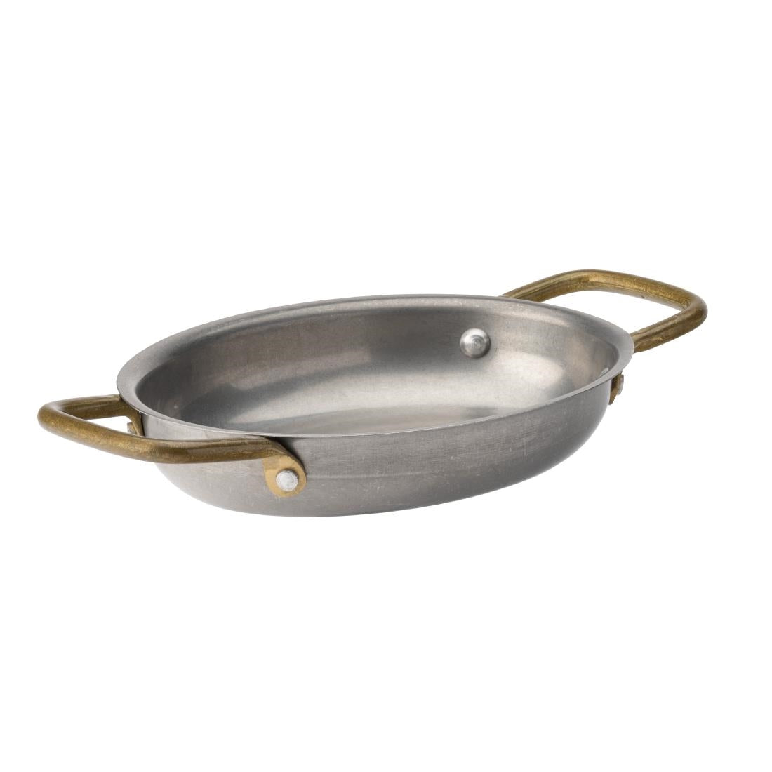 Utopia Vintage Steel Oval Dish 165 x 125mm product image