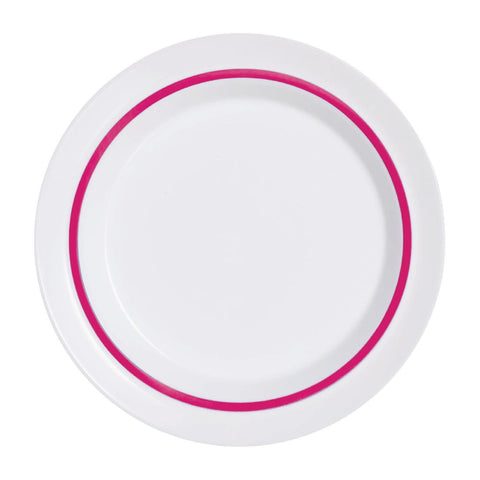 Arcoroc Autonomy Red Plates 230mm (Pack of 12)