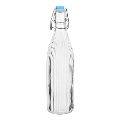 Olympia Ridged Swing Top Water Bottles 500ml (Pack of 6)