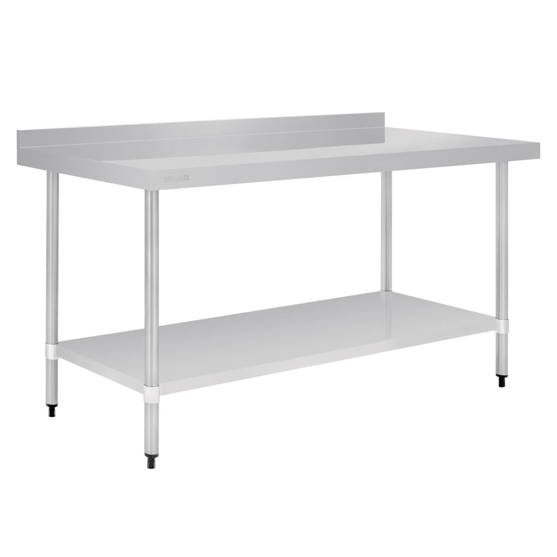 Vogue Stainless Steel Table with Upstand product image