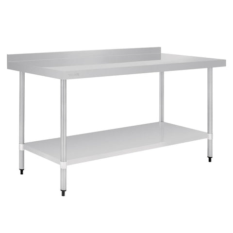 Vogue Stainless Steel Table with Upstand product image