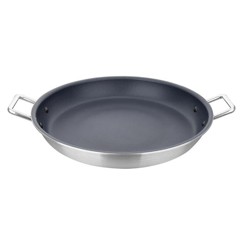 Vogue Aluminium Non-stick Teflon Platinum Plus Paella Pan 45cm
