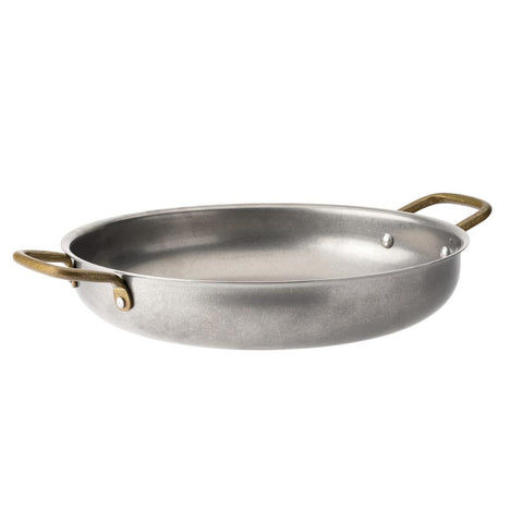 Utopia Vintage Brass Handled Dishes 230mm (Pack of 6)