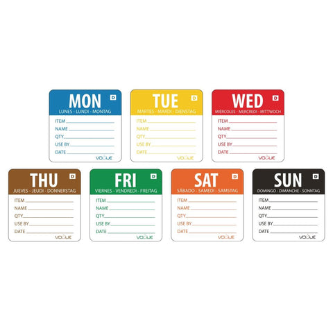Vogue Dissolvable Labels Week Set product image