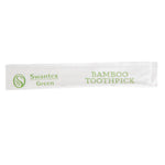 Individually Wrapped Biodegradable Bamboo Toothpicks (1000 Pack)