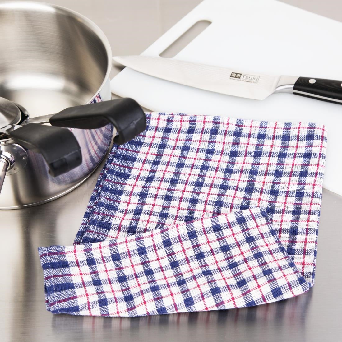 Nisbets Essentials Tea Towels (5 Pack)