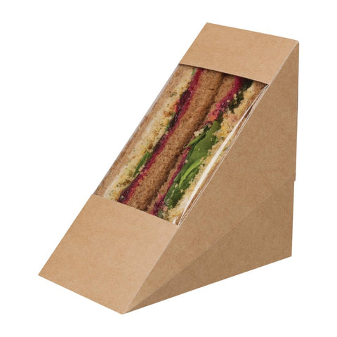 Colpac Zest Compostable Kraft Sandwich Wedges product image