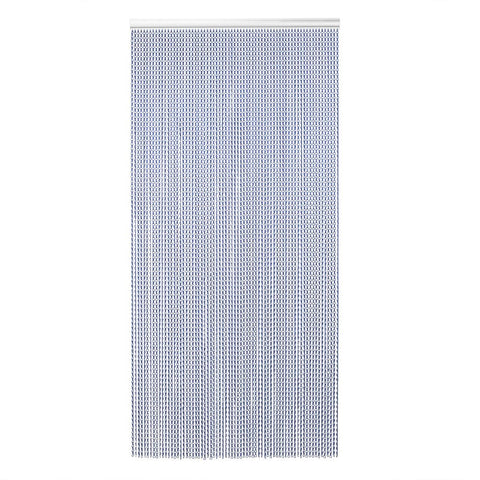 EazyZap Chain Door Fly Screen - Blue