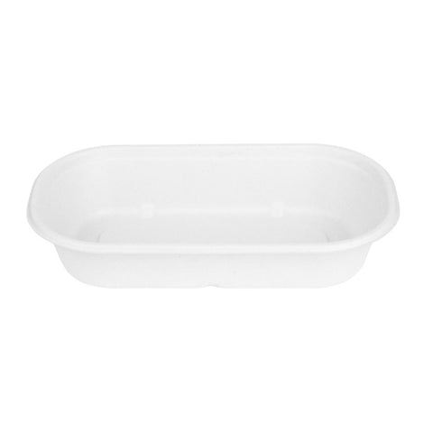 Fiesta Compostable Bagasse Oval Containers 850ml (Pack of 100)