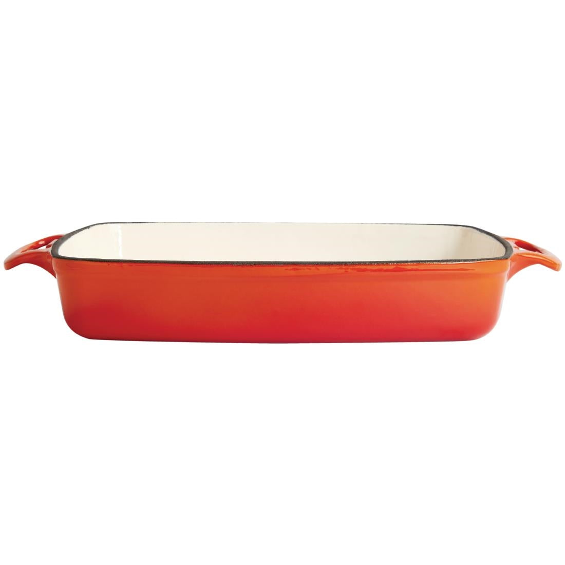 Vogue Rectangular Cast Iron Dish Orange product image