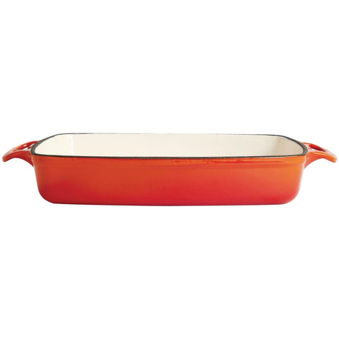 Vogue Rectangular Cast Iron Dish Orange product image