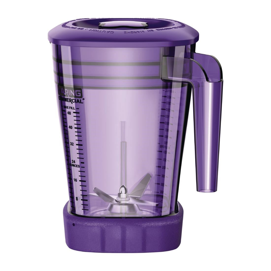 Waring Stacking MX Jar with Lid 1.4Ltr Purple