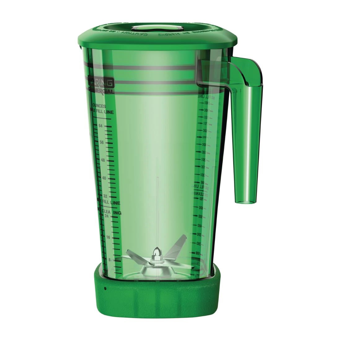 Waring Stacking MX Jar with Lid 2Ltr Green