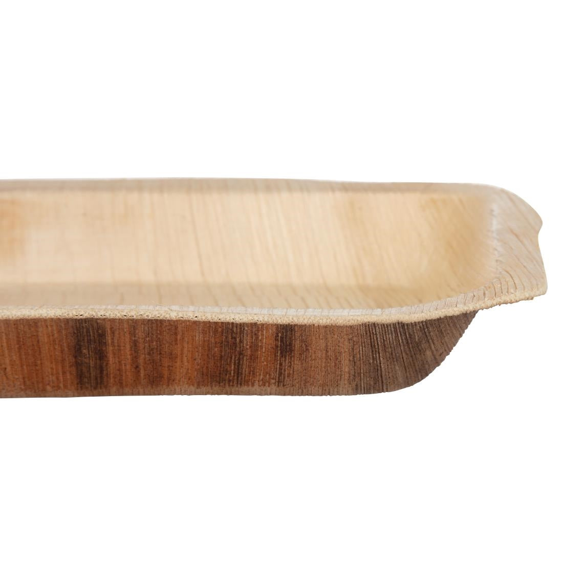 Fiesta Compostable Deep Palm Leaf Plates Rectangular 250mm (100 Pack)