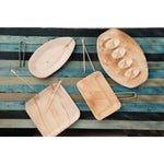 Fiesta Compostable Deep Palm Leaf Plates Rectangular 250mm (100 Pack)