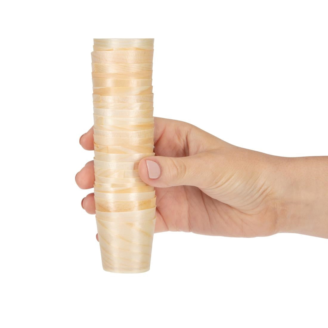 Fiesta Compostable Wooden Sauce Pots 38ml / 1.25oz (100 Pack)