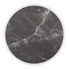 Bolero Fibre Glass Round Table Top Dark Granite Effect 580mm