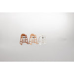 Bolero Wooden High Chair Antique White Finish