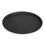 Cambro Camtread Fibreglass Round Non-Slip Tray Black 355mm