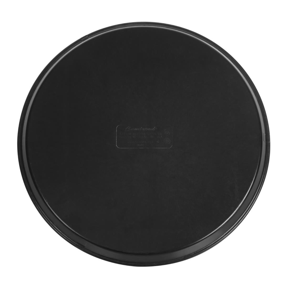 Cambro Camtread Fibreglass Round Non-Slip Tray Black 405mm