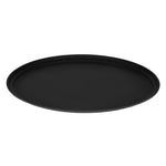 Cambro Camtread Fibreglass Oval Non-Slip Tray Black 600mm