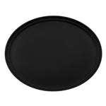 Cambro Camtread Fibreglass Oval Non-Slip Tray Black 600mm