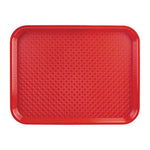 Olympia Kristallon PP Rectangular Tray Red 275x353mm