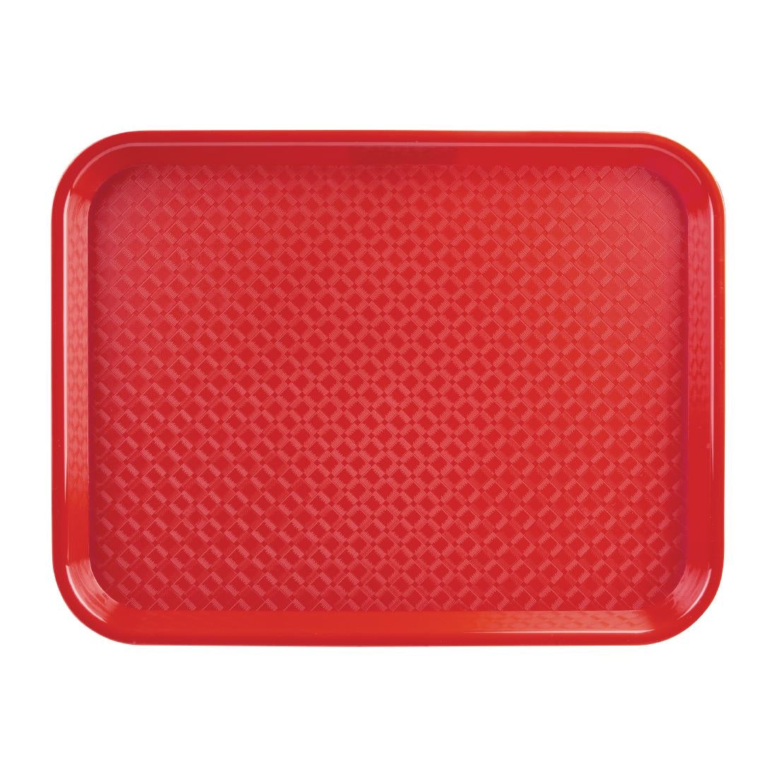 Olympia Kristallon PP Rectangular Tray Red 275x353mm