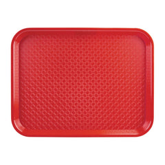 Olympia Kristallon PP Rectangular Tray Red 275x353mm